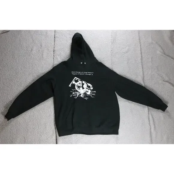 Off White x Champion Virgil Abloh Figure Of Speech MCA XL Hoodie Sweatshirt - Picture 2 of 10